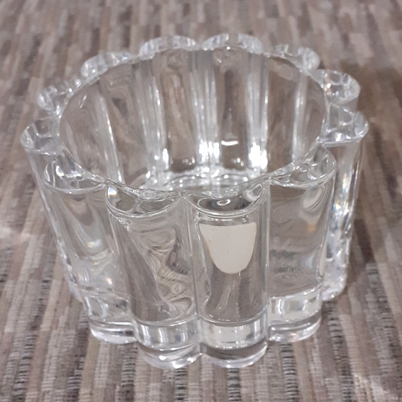 Crystal candle holder